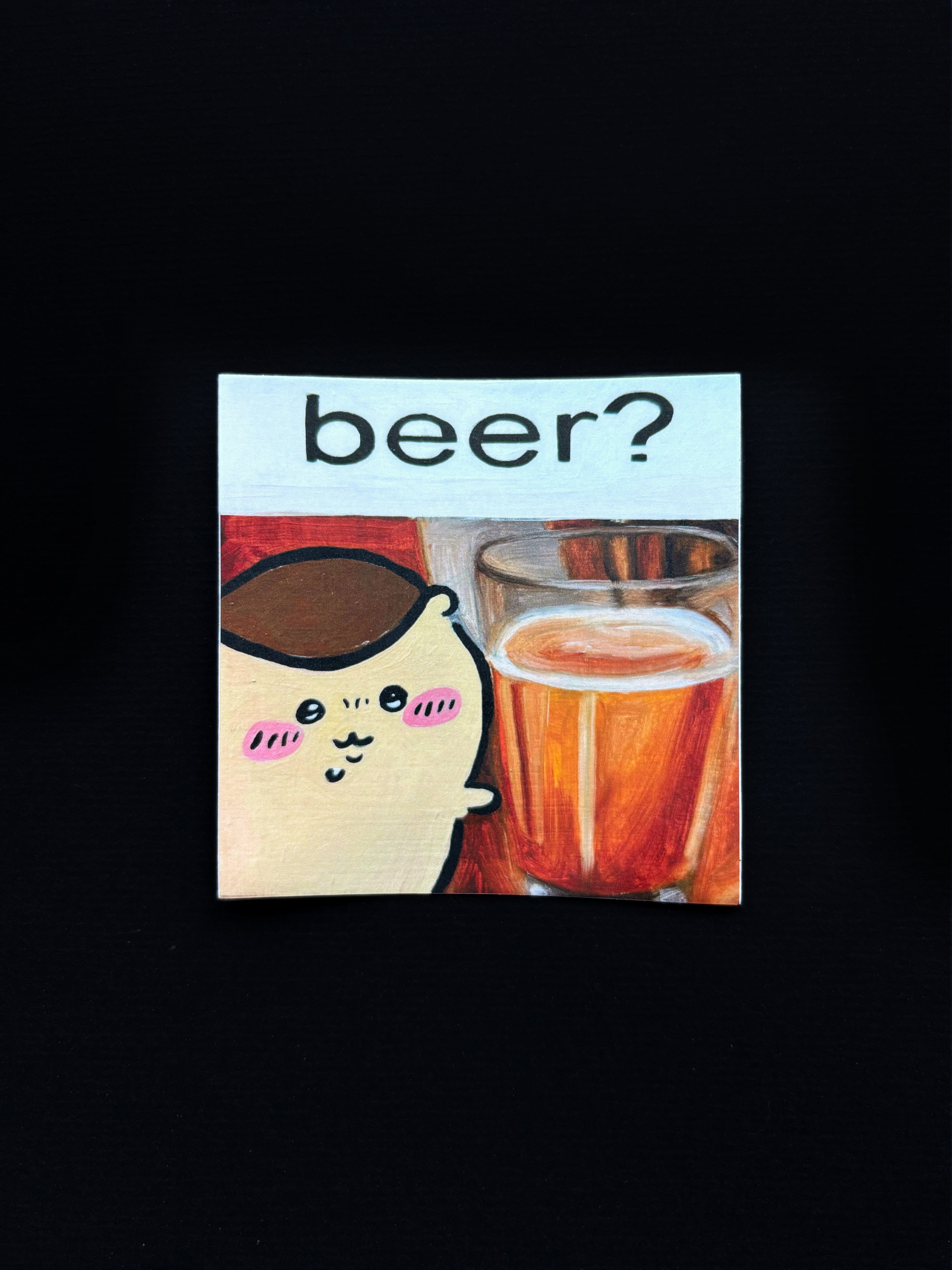 Beer? Sticker