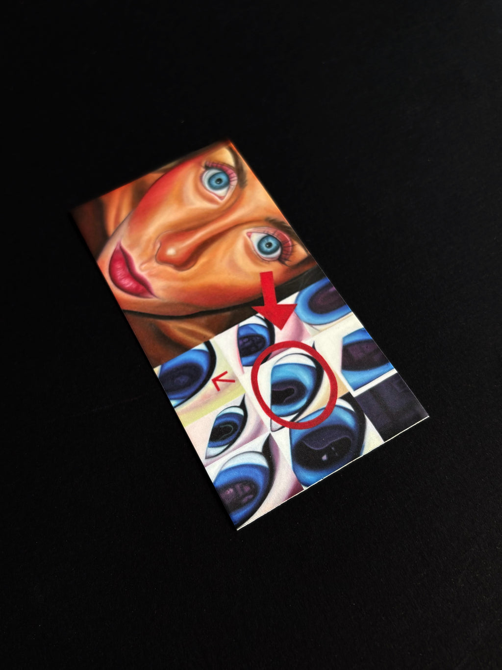 OMFG THERE’S A MAN IN HER EYES!?!! Sticker