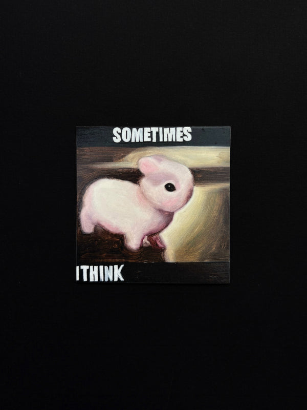 Rabbits for Brains Sticker