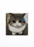 Worried Cat Painting