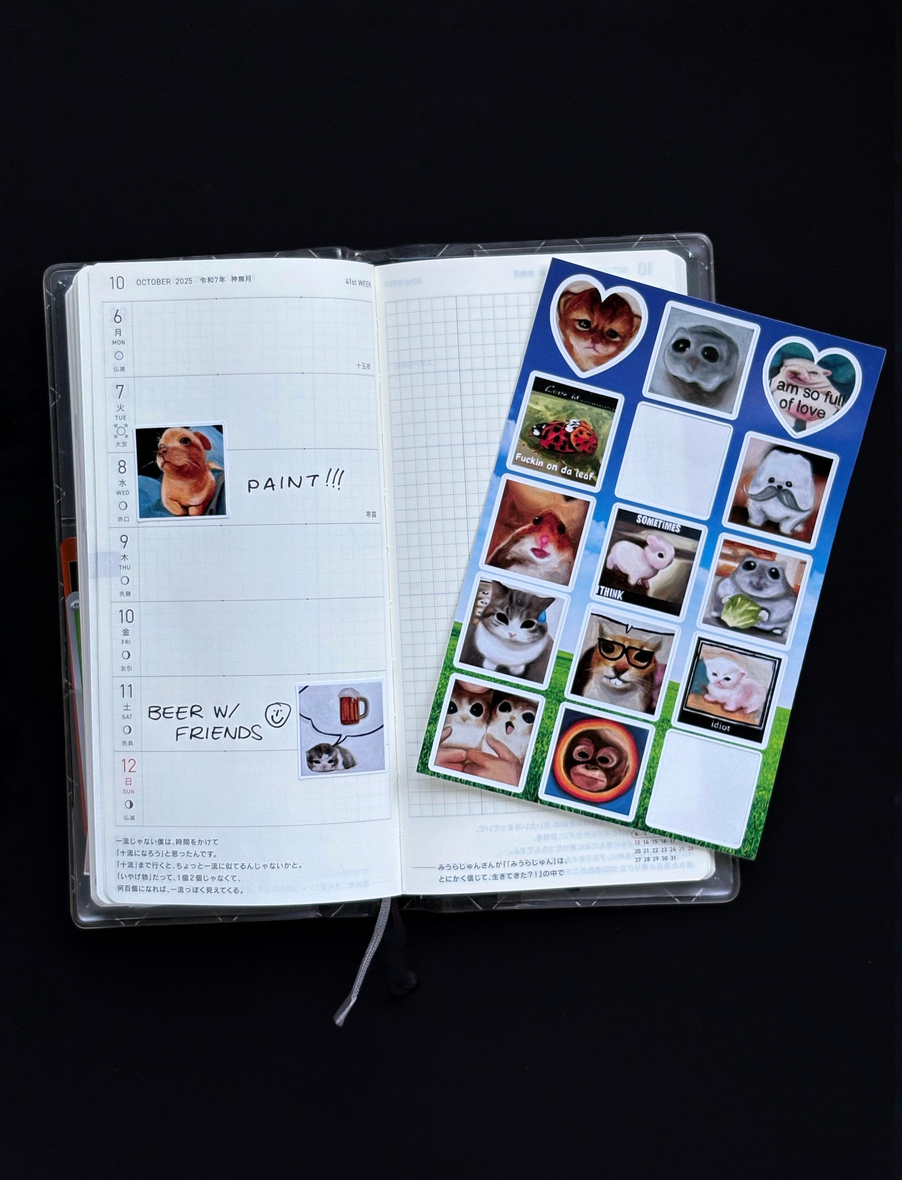 Meme Painting Sticker Sheet