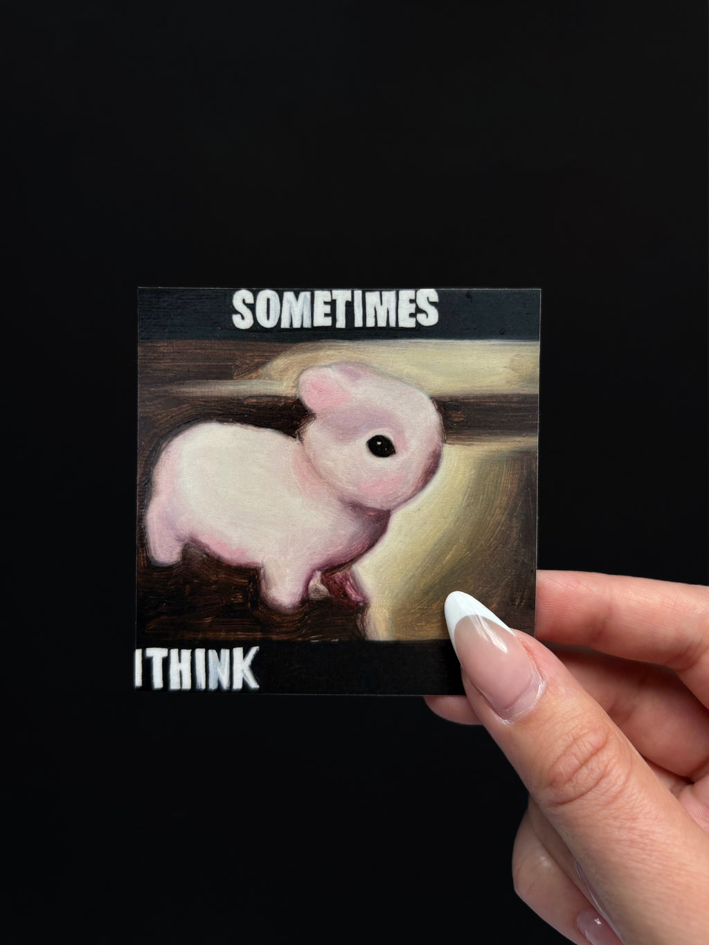 Rabbits for Brains Sticker