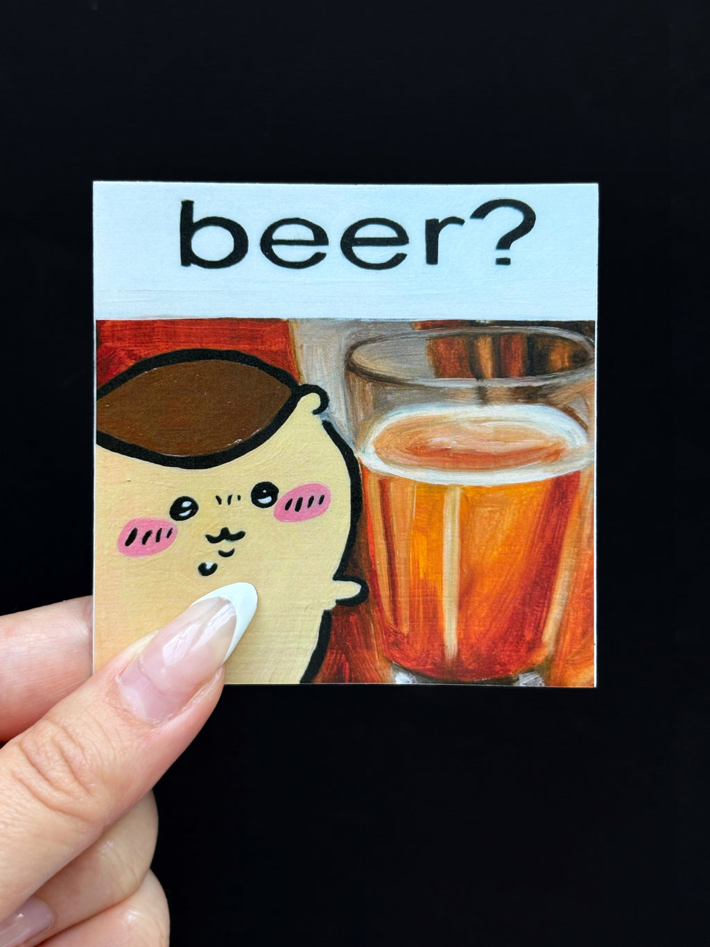 Beer? Sticker