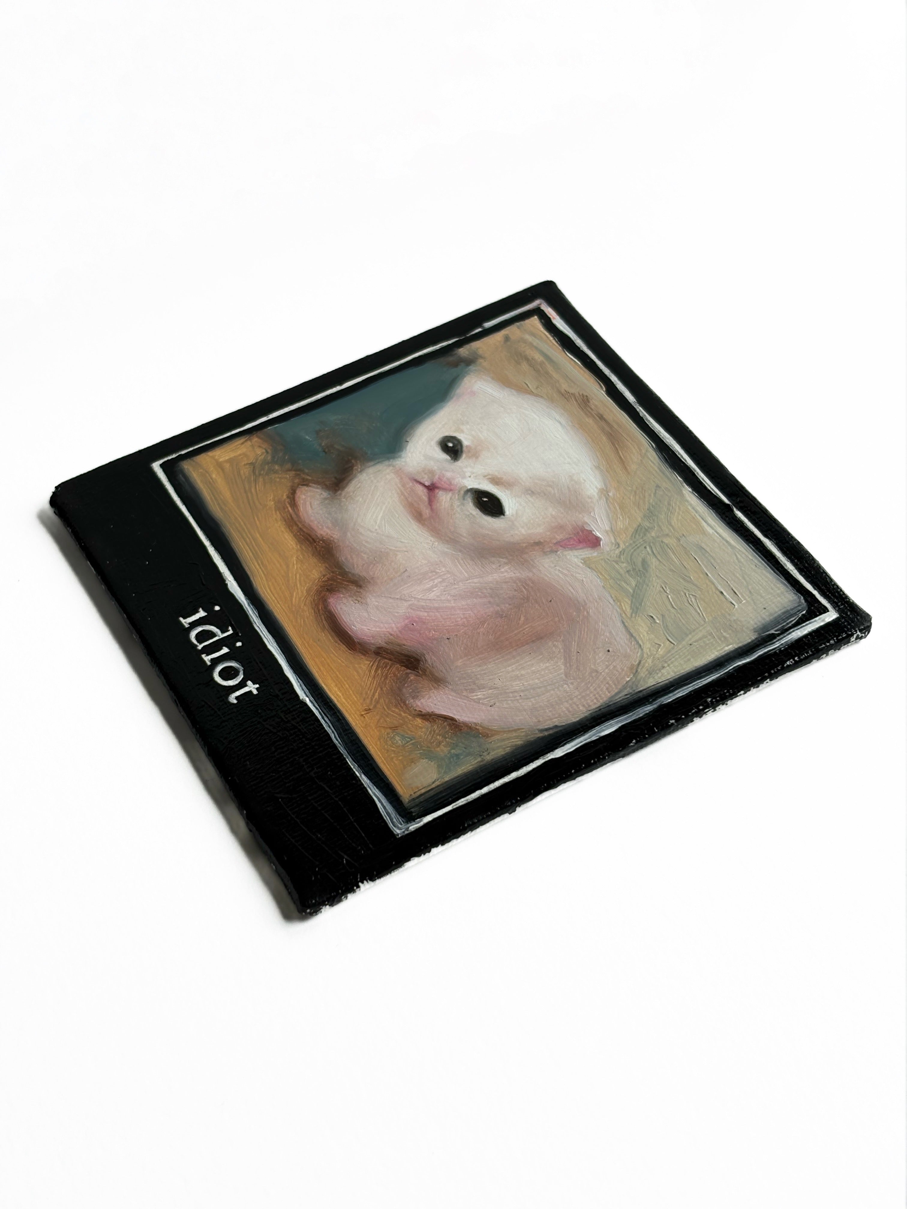Small Idiot Cat Painting